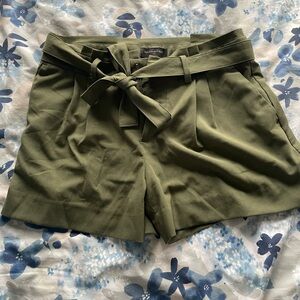 Olive Green Women's Shorts
